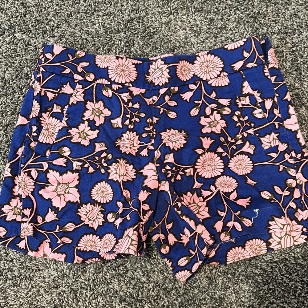 J. Crew City Fit Chino floral shorts